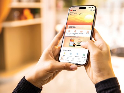 MSB triển khai tính năng sinh lời trên ứng dụng MSB mBank