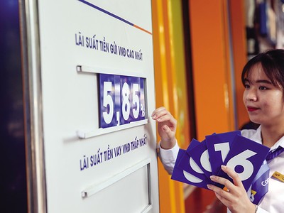 Lãi suất huy động có dấu hiệu tăng nhiệt trong hơn một tháng qua. Ảnh: Đức Thanh