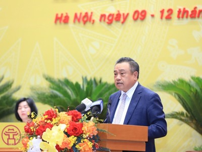 Chủ tịch UBND Thành phố Hà Nội Trần Sỹ Thanh.