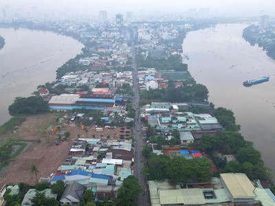 Dự án Khu đô thị Bình Quới - Thanh Đa có quy mô 200 ha. Ảnh: Lê Toàn