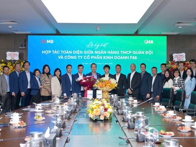 F88 cung cấp dịch vụ ngân hàng sau cái bắt tay chiến lược với MB