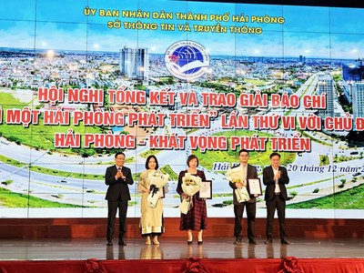 Báo Đầu tư đoạt giải B giải Báo chí “Vì một Hải Phòng phát triển” lần thứ VI 