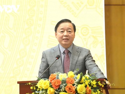  Phó Thủ tướng Trần Hồng Hà phát biểu tại Hội nghị của ngành Tài nguyên và Môi trường.