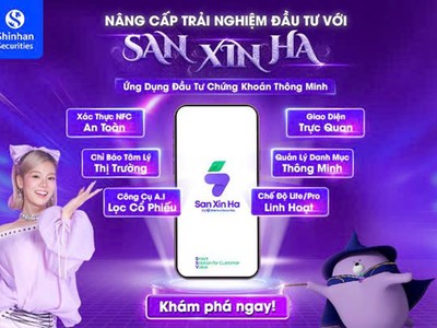 Chứng khoán Shinhan ra mắt “Sàn Xịn Ha”, nâng cấp trải nghiệm đầu tư toàn diện
