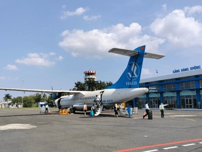 Cảng hàng không Cà Mau hiện hữu.