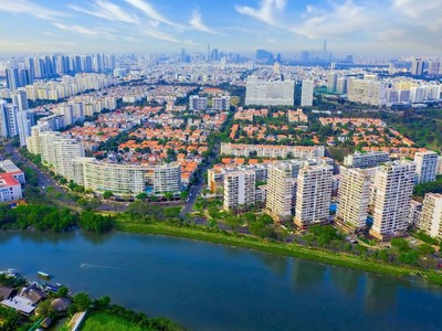 Kết thúc năm 2024, bất động sản TP.HCM đã tăng trưởng trên 9%. Ảnh: Lê Toàn