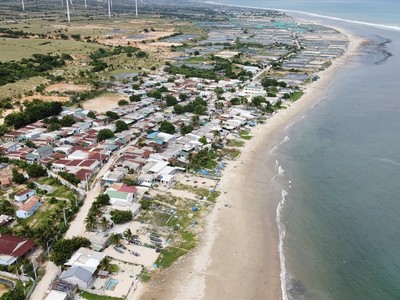 Khu vực được quy hoạch triển khai Dự án Nhà máy điện hạt nhân Ninh Thuận. Ảnh: H.L 