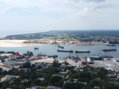 Khu vực bến cảng Cửa Việt, tỉnh Quảng Trị