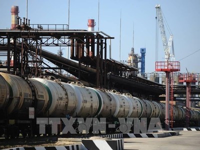 Hệ thống đường ống dẫn khí đốt của Tập đoàn dầu khí Gazprom thuộc Nga. (Ảnh: ITAR-TASS/TTXVN)