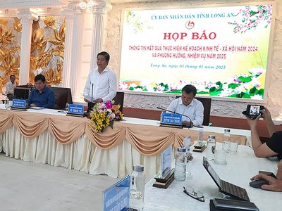 Tăng trưởng kinh tế tỉnh Long An đạt khoảng 8,3% trong năm 2024 