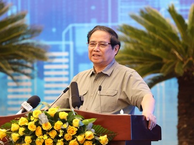 Thủ tướng khẳng định quy hoạch đã xác định rõ các quan điểm, tầm nhìn, mục tiêu phát triển trọng tâm, đột phá phát triển cho TP.HCM. Ảnh: TTBC