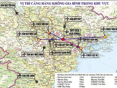 Đề xuất vị thế mới cho Cảng hàng không Gia Bình 