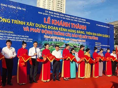 TP.HCM khánh thành công trình kênh Hàng Bàng 