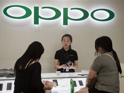 Một cửa hàng của OPPO tại Thâm Quyến, Trung Quốc. Ảnh: AFP/TTXVN