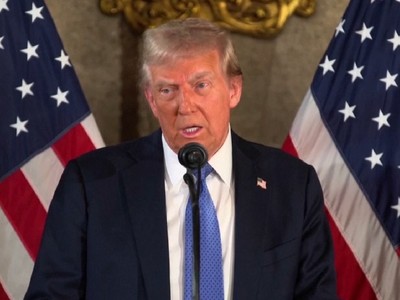 Tổng thống đắc cử Mỹ Donald Trump phát biểu trong một cuộc họp báo. Ảnh: IRNA/TTXVN