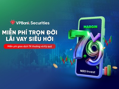 Gói margin với lãi suất “thấp chưa từng có” tại VPBankS
