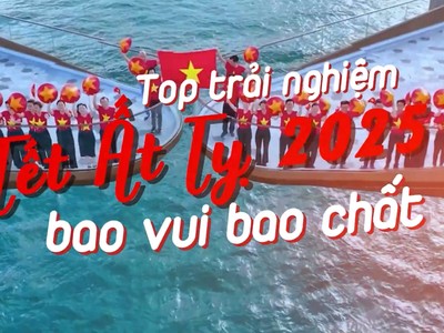 Những điểm du lịch đẹp mê ly, khách thoải mái check-in dịp Tết Ất Tỵ