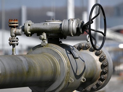 Đường ống dẫn khí đốt của Open Grid Europe (OGE), một trong những nhà điều hành hệ thống dẫn khí đốt lớn nhất châu Âu, tại Werne, Đức. Ảnh: AFP/TTXVN