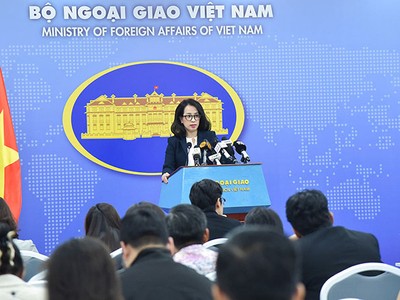 Người Phát ngôn Bộ Ngoại giao Phạm Thu Hằng. Ảnh: Tuấn Anh 