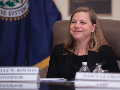 Thống đốc Cục Dự trữ Liên bang Mỹ (Fed) Michelle Bowman. Ảnh: AFP 