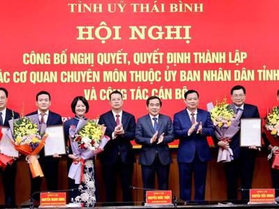 Ông Phạm Hồng Tùng giữ chức Giám đốc Sở Tài chính Thái Bình sau hợp nhất 