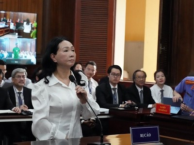 Bị cáo Trương Mỹ Lan, cựu Chủ tịch Tập đoàn Vạn Thịnh Phát.