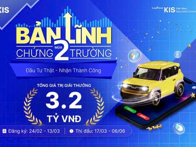 Bản lĩnh Chứng trường mùa 2 với tổng giải thưởng hấp dẫn lên tới 3 tỷ đồng.