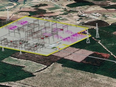 Phối cảnh trạm biến áp 500 kV Bình Định. Nguồn: EVNNPT. 