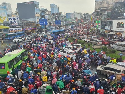 Khu vực Hàng Xanh hiện nay thường xuyên xảy ra ùn tắc giao thông 