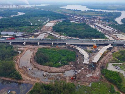 Cận cảnh Cầu Nhơn Trạch trước ngày hoàn thành dịp 30/4/2025 