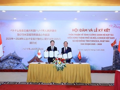 Hà Nội - Fukuoka tiếp tục củng cố và phát triển quan hệ hợp tác đa phương 