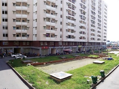 Địa ốc Khang Gia xây dựng trái phép nhiều hạng mục tại chung cư Khang Gia Gò Vấp.