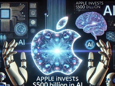 Apple lên kế hoạch đầu tư 500 tỷ USD vào AI. Ảnh do ChatGPT tạo ra.