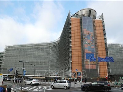 Trụ sở Ủy ban châu Âu tại Brussels, Bỉ. Ảnh: THX/TTXVN