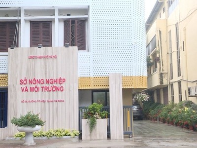 Trụ sở Sở Nông nghiệp và Môi trường Hà Nội. 