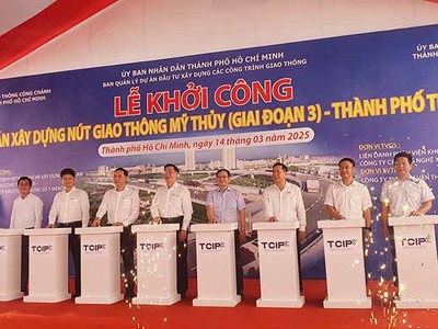 TP.HCM: Khởi công giai đoạn 3 dự án nút giao thông Mỹ Thủy 