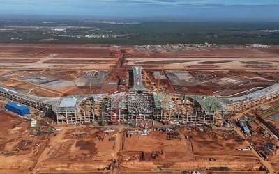 Hơn 2.400 nhân sự và 1.500 thiết bị đang hoàn thành “trái tim” sân bay Long Thành