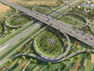 Phối cảnh đường Vành đai 4 - vùng Thủ đô.