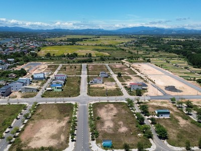 Khu đô thị Bắc sông Hiếu, phường Đông Thanh, TP. Đông Hà, Quảng Trị. Ảnh: Ngọc Tân