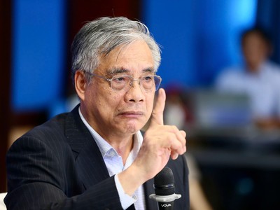 GS-TS. Trần Đình Thiên, nguyên Viện trưởng Viện Kinh tế Việt Nam. Ảnh: Báo Người Lao động. 