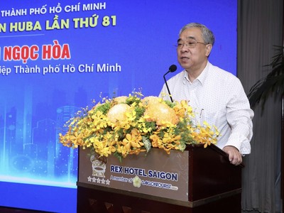 Ông Nguyễn Ngọc Hòa, Chủ tịch Hiệp hội Doanh nghiệp TP.HCM (HUBA).