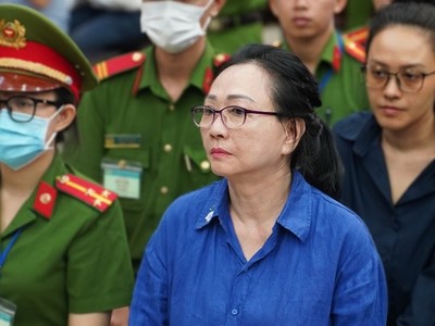 Bị cáo Trương Mỹ Lan, cựu Chủ tịch Tập đoàn Vạn Thịnh Phát.