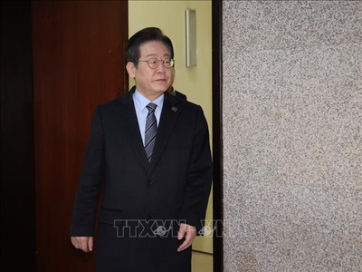 Chủ tịch đảng Dân chủ (DP) đối lập của Hàn Quốc Lee Jae Myung. Ảnh tư liệu: Yonhap/TTXVN