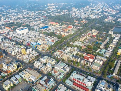 Thành phố Cao Lãnh (tỉnh Đồng Tháp) Ảnh: Hoàng Trọng