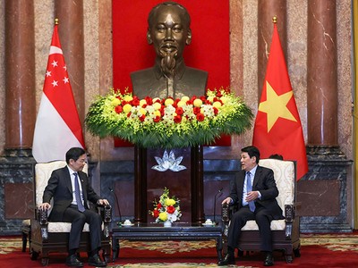 Singapore ủng hộ Việt Nam thực hiện mục tiêu phát triển hai con số 