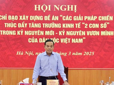 Xây dựng Đề án Các giải pháp chiến lược thúc đẩy tăng trưởng kinh tế “2 con số” 