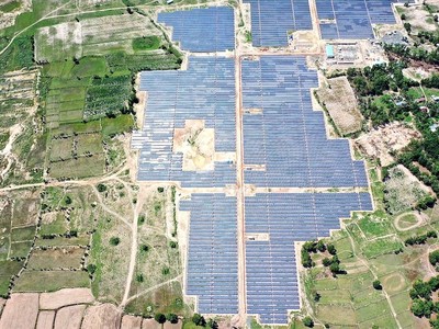 Nhà máy điện mặt trời Lộc Ninh 1 tại Tây Ninh của Tập đoàn Super Energy Corporation PCL. (Ảnh: Super Energy Corporation PCL)