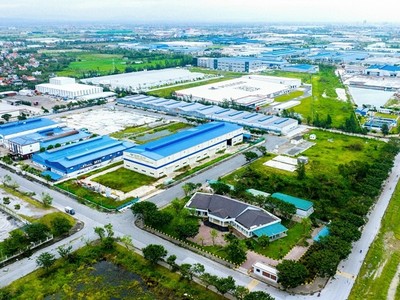 KCN Đại An mở rộng liên tục thu hút các dự án công nghệ mới, tiên tiến, hiện đại. Ảnh: Thành Chung