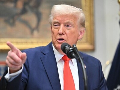 Tổng thống Donald Trump gọi ngày 2/4 là "ngày trọng đại" của nước Mỹ. Ảnh: AFP