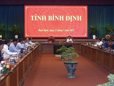 Thủ tướng Phạm Minh Chính kết luận loạt kiến nghị, đề xuất của tỉnh Bình Định 